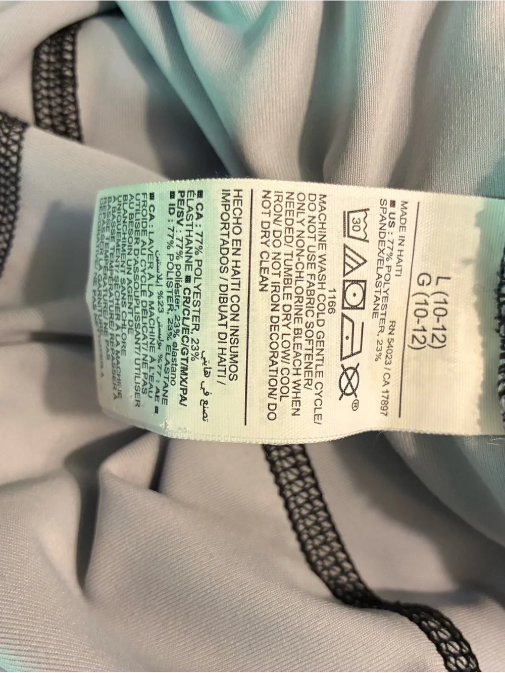 Girls Old Navy Black And Gray Leggings Size L  Large (10 / 12)